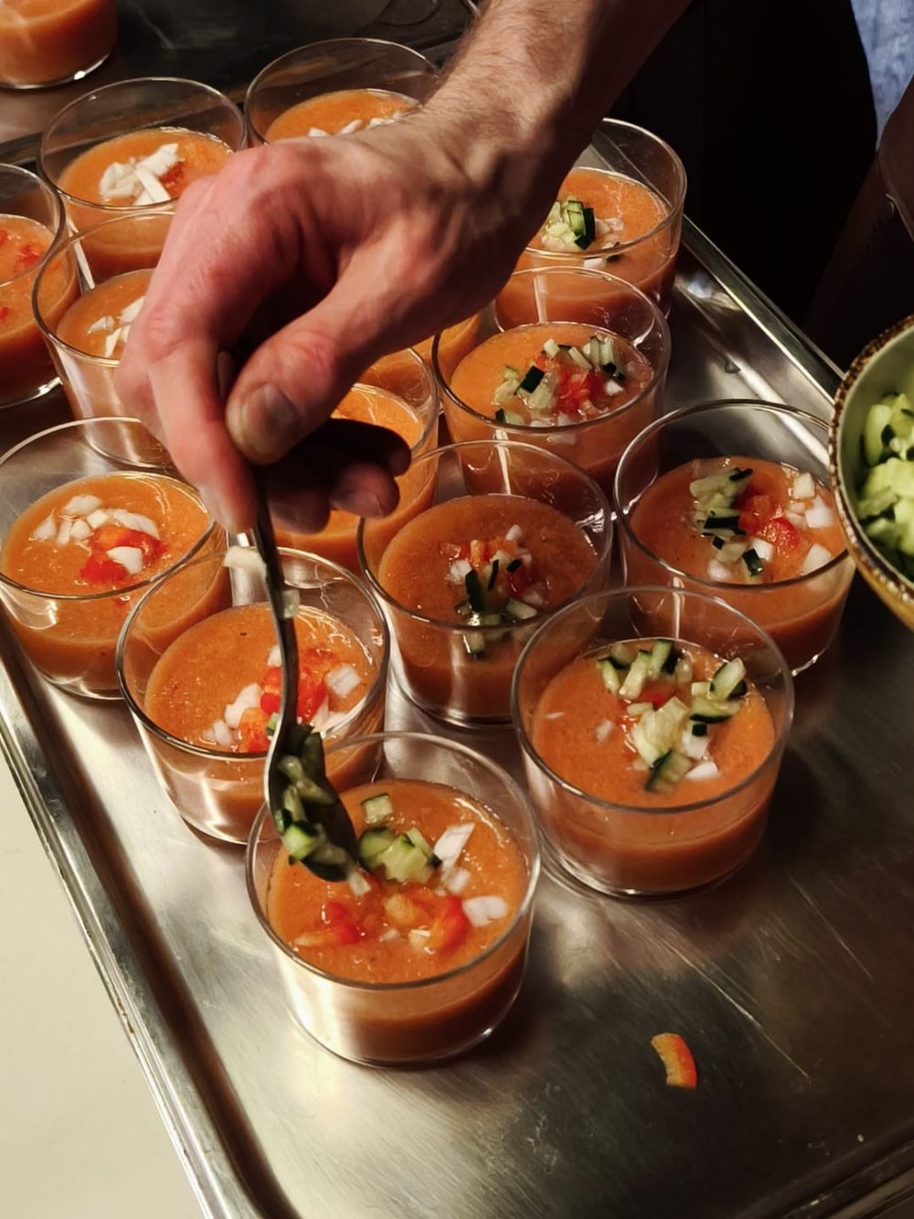 Spanish paella cooking class with local ingredients