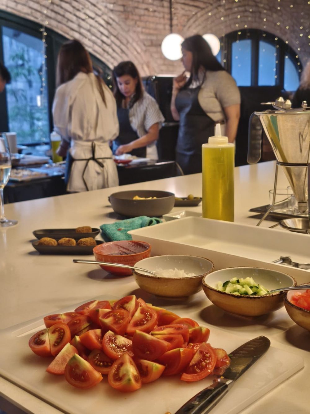 Mediterranean cooking class with local ingredients