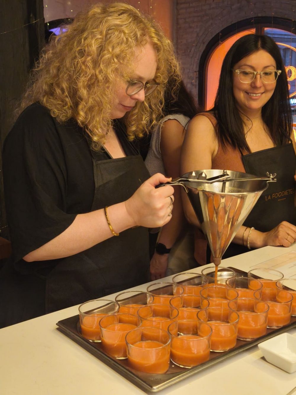 Hands-on gazpacho cooking workshop in Barcelona