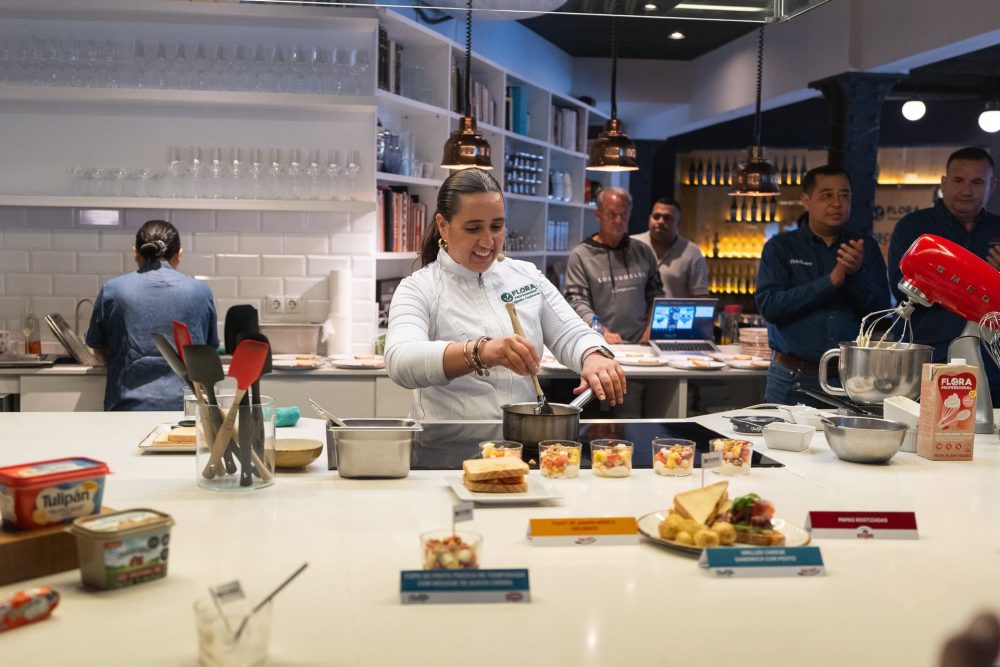 Evento de presentación de producto para Flora Food Group en Barcelona