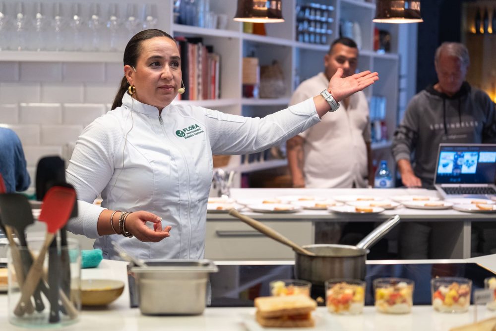 Evento empresarial organizado para Flora Food Group en Foodieteca